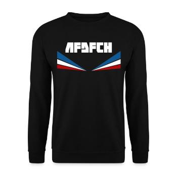 AFDFCH Rostock - Sweat-shirt Unisexe - noir - Devant - Alina (178cm) & Michal (187cm)