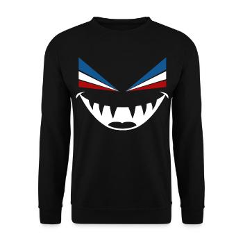 Mauvais œil Rostock - Sweat-shirt Unisexe - noir - Devant - Alina (178cm) & Michal (187cm)