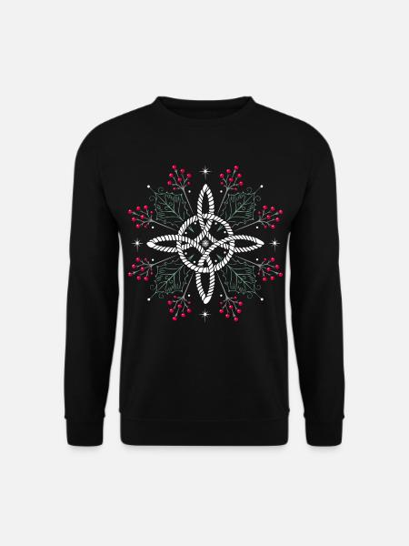 Witch's knot Ilex Holly - Unisex Sweatshirt - black