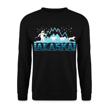 Alaska - Unisex Pullover - Schwarz - Vorne - Alina (178cm) & Michal (187cm)