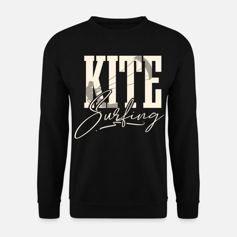 Kitesurfen Kitesurfer Kiteboard Kitesurfing - Unisex Sweatshirt - black