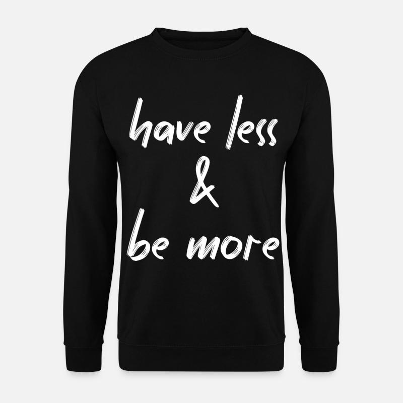 Minimalism - Unisex Sweatshirt - black
