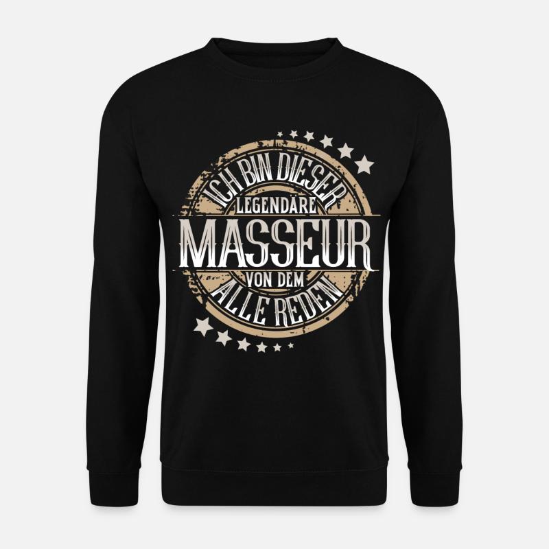 Masseur - Unisex Pullover - Schwarz