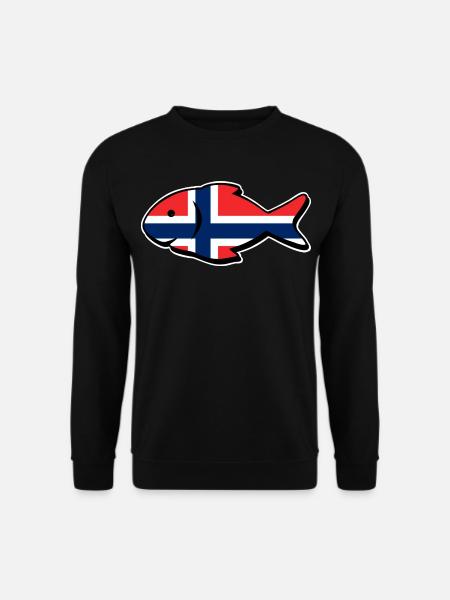 Norway Fishing Fish Angler Fishing - Unisex Sweatshirt - black