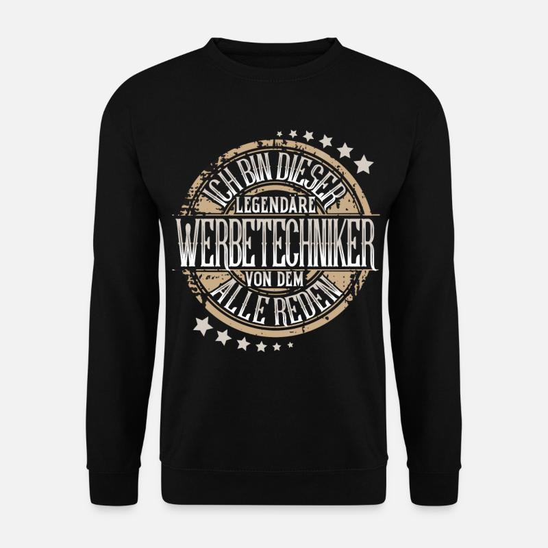 Werbetechniker - Unisex Pullover - Schwarz