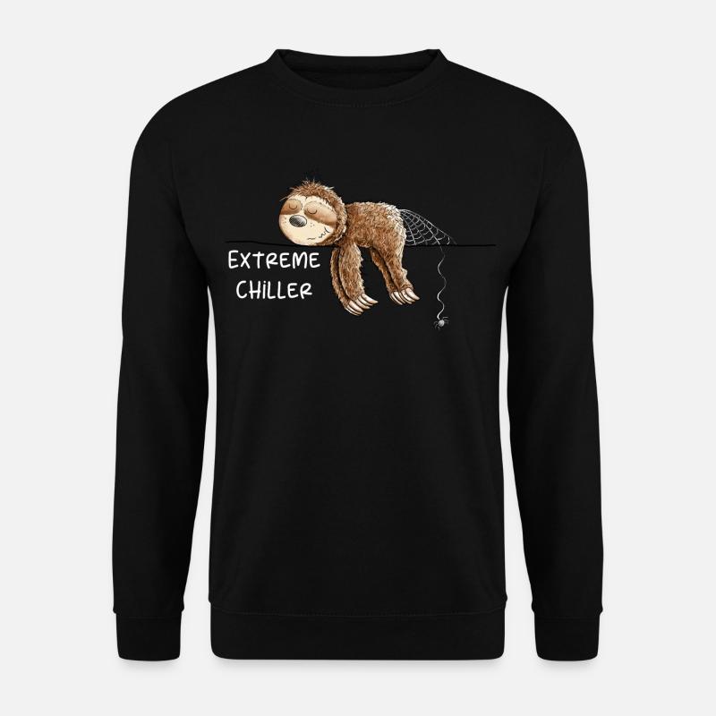 Extreme Chiller Sloth I Chill - Sweat-shirt Unisexe - noir