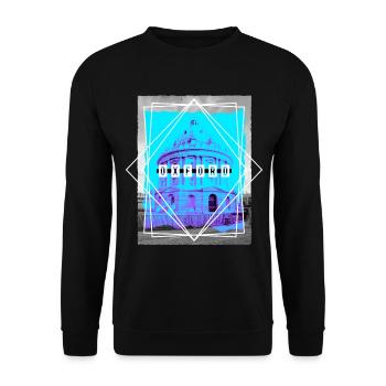 Oxford Angleterre UK City Skyline Accueil Amour - Sweat-shirt Unisexe - noir - Devant - Alina (178cm) & Michal (187cm)