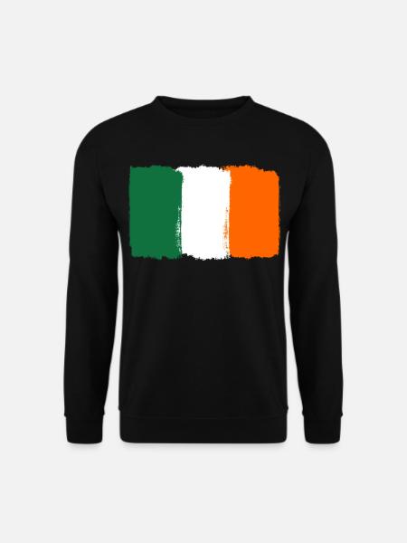 Drapeau de l’Irlande utilisé look - Sweat-shirt Unisexe - noir