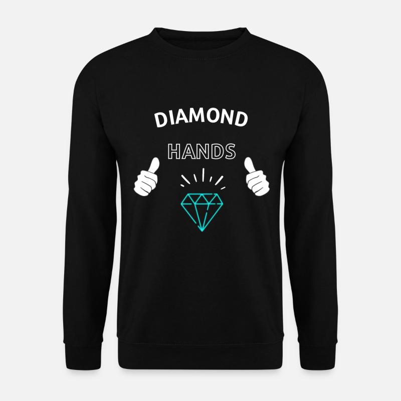 Diamond Hands Crypto - Unisex Sweatshirt - black