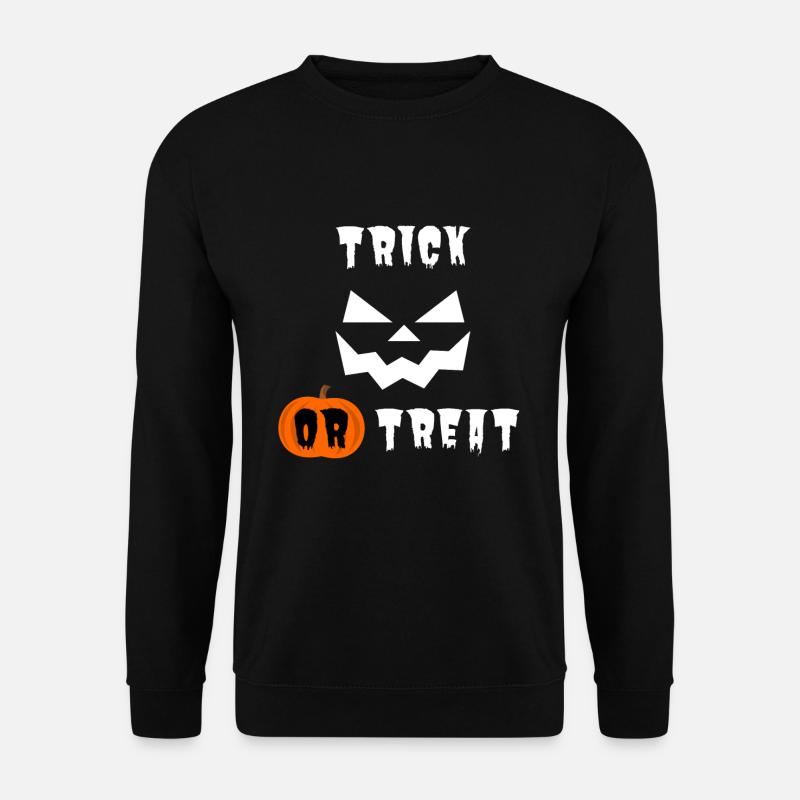 Halloween Trick oder Treat - Unisex Pullover - Schwarz