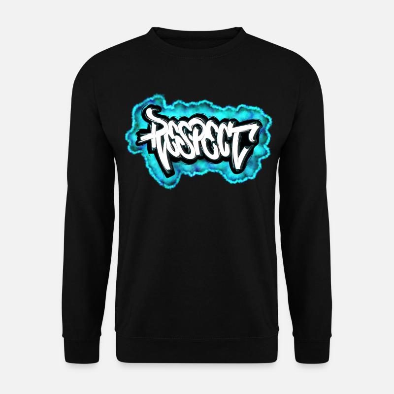 Respect Graffiti design - Unisex Sweatshirt - black