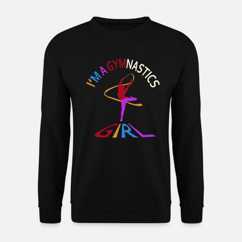 Ich bin ein Gymnastikmädchen - Unisex Pullover - Schwarz