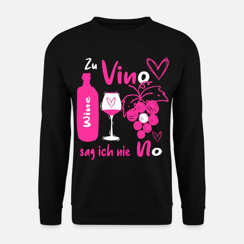 Wine lovers - Unisex Sweatshirt - black