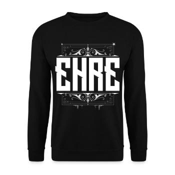 Ehre - Für alle Ehrenbrüder - Unisex Pullover - Schwarz - Vorne - Alina (178cm) & Michal (187cm)
