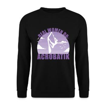 Acrobaties aériennes Acrobaties Acrobaties Sports Cadeaux - Sweat-shirt Unisexe - noir - Devant - Alina (178cm) & Michal (187cm)