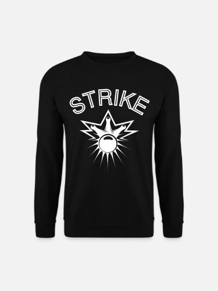 bowling, bowling fan, strike - Unisex Sweatshirt - black