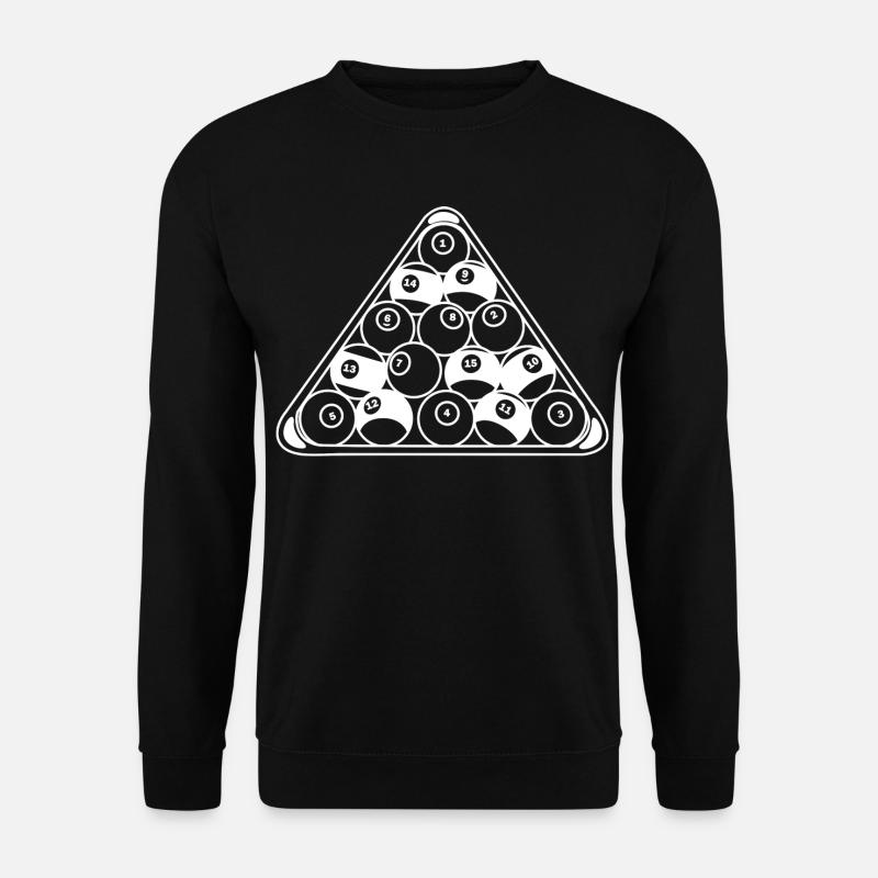 Billiard rack - Unisex Sweatshirt - black