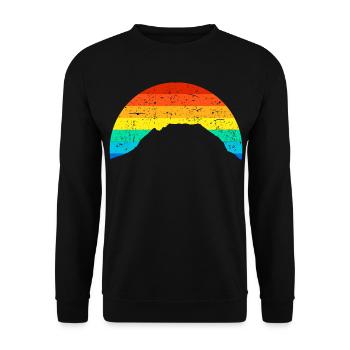 Grimming, Ennstal, montagne, Alpes, alpinisme Aigen - Sweat-shirt Unisexe - noir - Devant - Alina (178cm) & Michal (187cm)