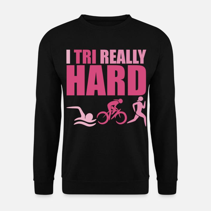 Triathlon Wettbewerb - Unisex Pullover - Schwarz