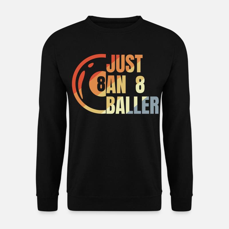 Billard 8 Ball - Unisex Pullover - Schwarz