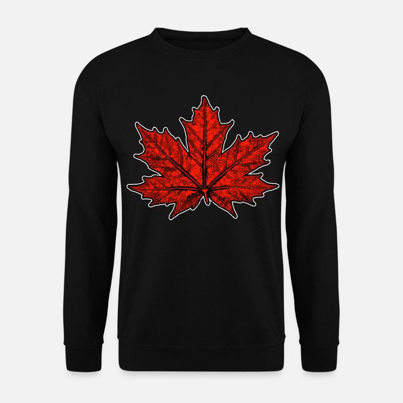 Maple / Leaf - Unisex Sweatshirt - black