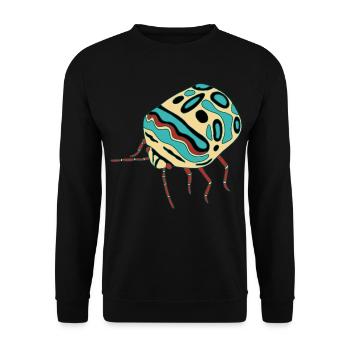 Multicolored insect - Unisex Sweatshirt - black - Front - Alina (178cm) & Michal (187cm)