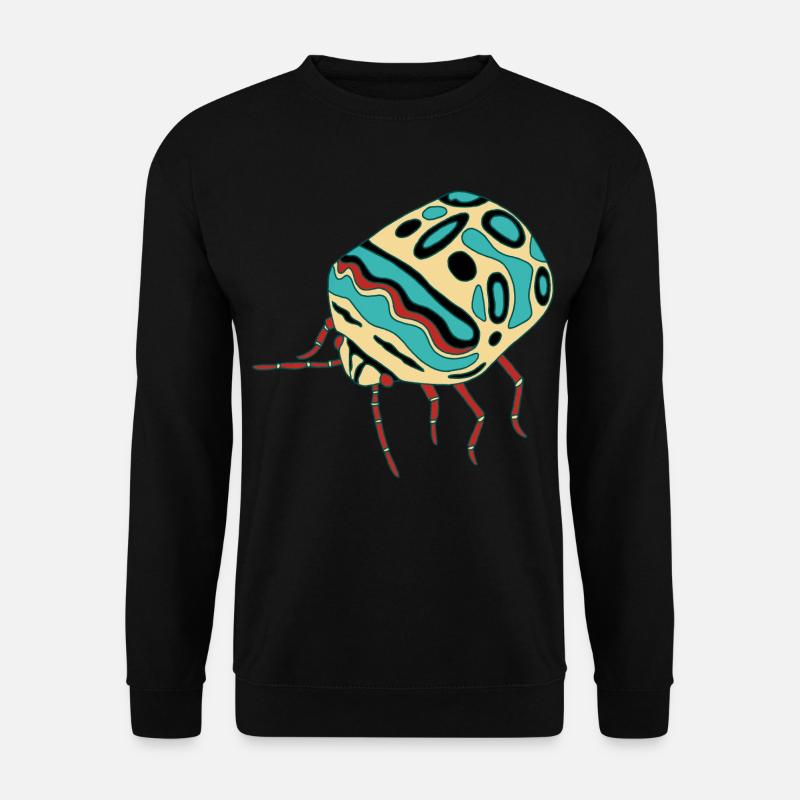 Mehrfarbiges Insekt - Unisex Pullover - Schwarz