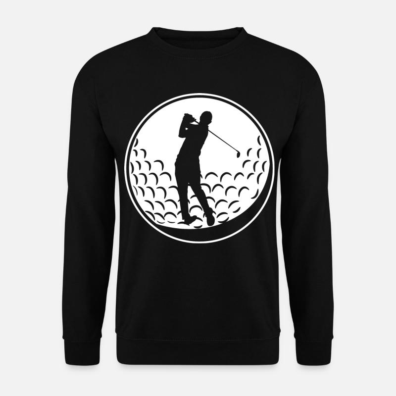 Golfball - Unisex Pullover - Schwarz