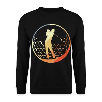 Golfeur - Sweat-shirt Unisexe - noir - Devant - Alina (178cm) & Michal (187cm)