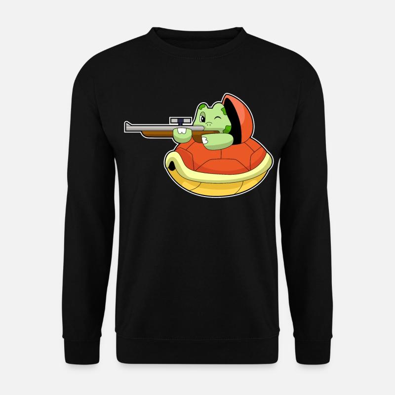 Fusil de sniper Turtle - Sweat-shirt Unisexe - noir