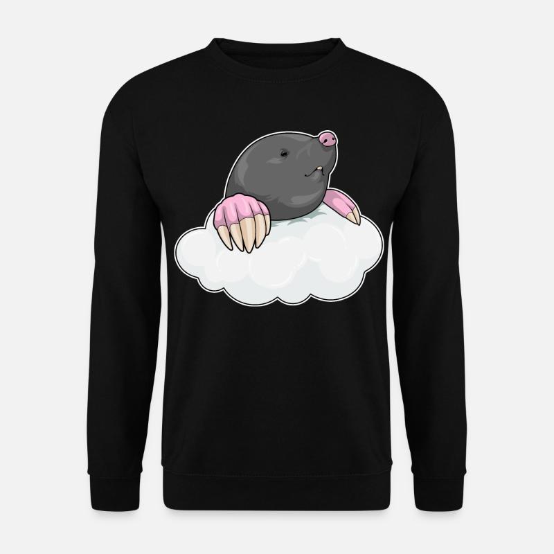 Nuages de taupes - Sweat-shirt Unisexe - noir