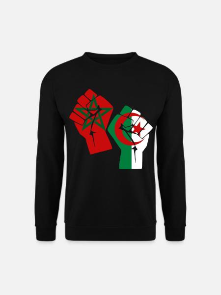 Marokko Algerien Khawa Khawa - Unisex Pullover - Schwarz