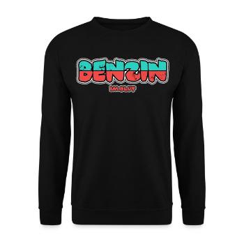 De l’essence dans le sang - Sweat-shirt Unisexe - noir - Devant - Alina (178cm) & Michal (187cm)