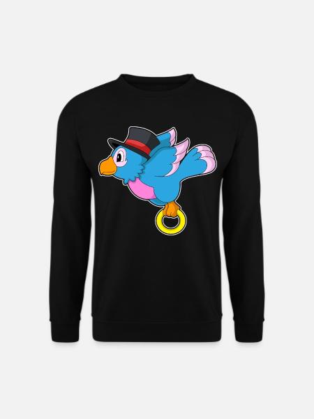 Parrot Groom Wedding Ring Wedding - Unisex Sweatshirt - black