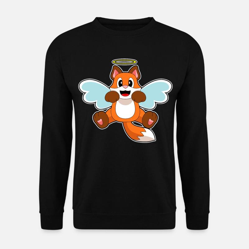 Fox Angel - Sweat-shirt Unisexe - noir