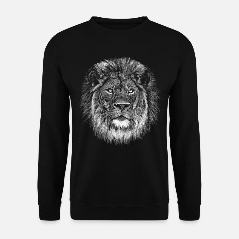 Löwe - Unisex Pullover - Schwarz