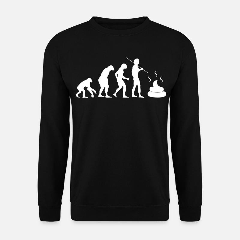 Darmevolution - Unisex Pullover - Schwarz