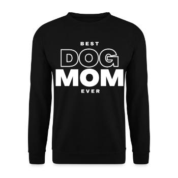 Beste Hundemama - Unisex Pullover - Schwarz - Vorne - Alina (178cm) & Michal (187cm)