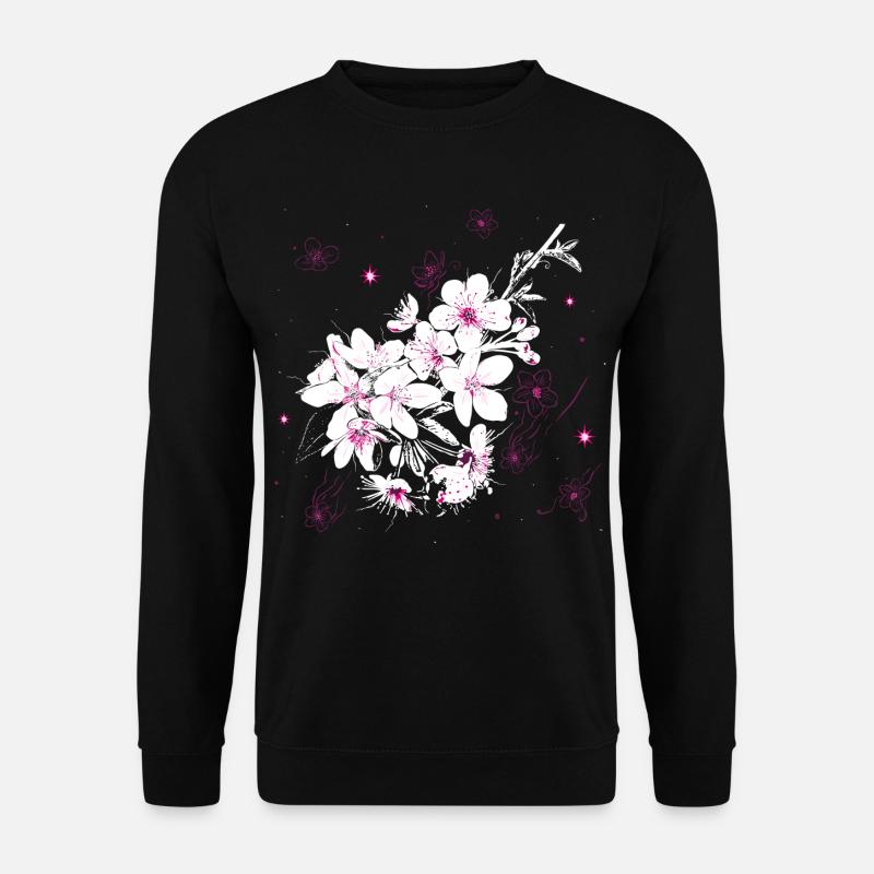 Cherry Blossom Sakura Spring - Unisex Sweatshirt - black