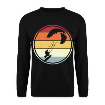Kitesurfer Kitesurf Kitesurf - Sweat-shirt Unisexe - noir - Devant - Alina (178cm) & Michal (187cm)