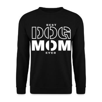 Best Dog Mom Ever - Sweat-shirt Unisexe - noir - Devant - Alina (178cm) & Michal (187cm)