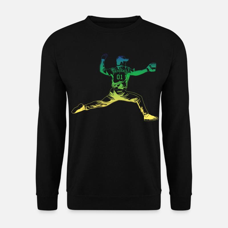 Pitcher Baseball - Unisex Pullover - Schwarz