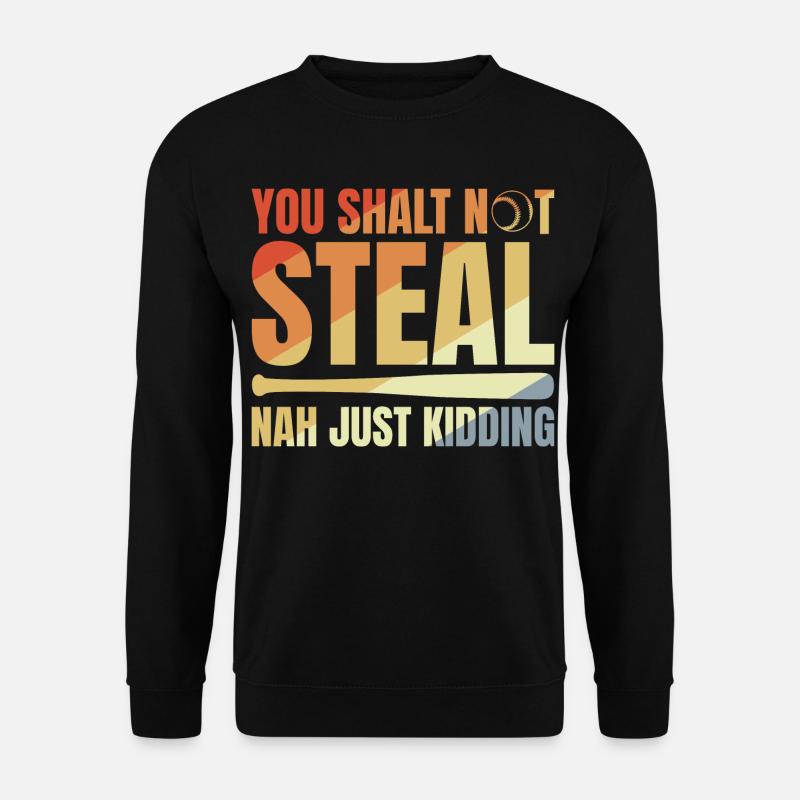 Baseball Witz - Unisex Pullover - Schwarz