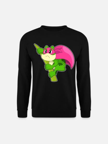 Frog Superhero Cloak - Unisex Sweatshirt - black