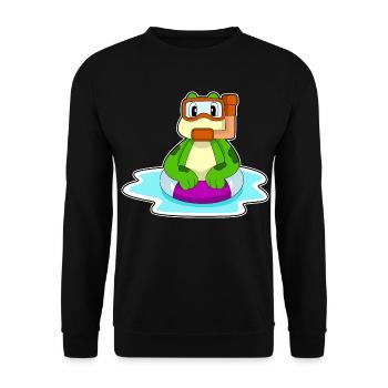 Plongée en plongée en apnée pour plongeurs de grenouille - Sweat-shirt Unisexe - noir - Devant - Alina (178cm) & Michal (187cm)