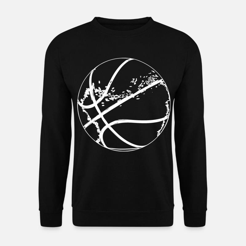 Basketballer Ball - Unisex Pullover - Schwarz