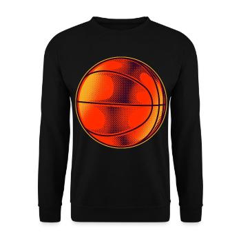 Vintage Basketball - Sweat-shirt Unisexe - noir - Devant - Alina (178cm) & Michal (187cm)