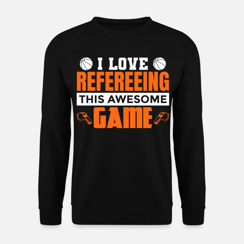 Basketball Schiedsrichter - Unisex Pullover - Schwarz