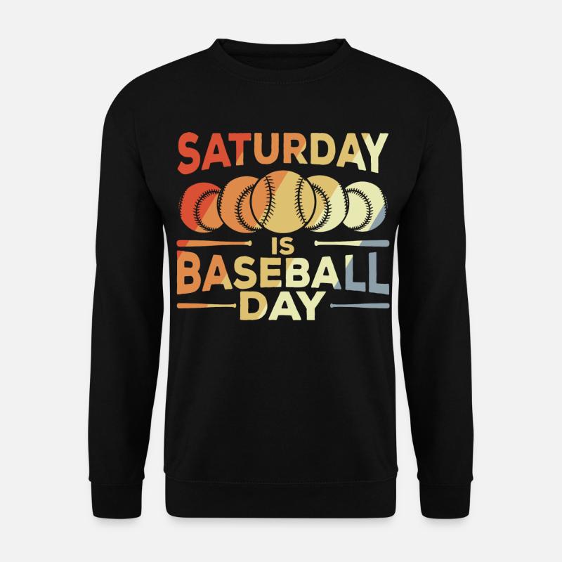 Lustiger Baseballer Spruch - Unisex Pullover - Schwarz