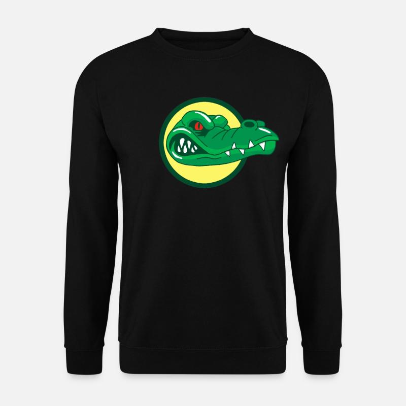 Crocodile head - Unisex Sweatshirt - black